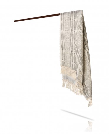 Палантин Унисекс HW.FR240-PLUME/BLANCHE